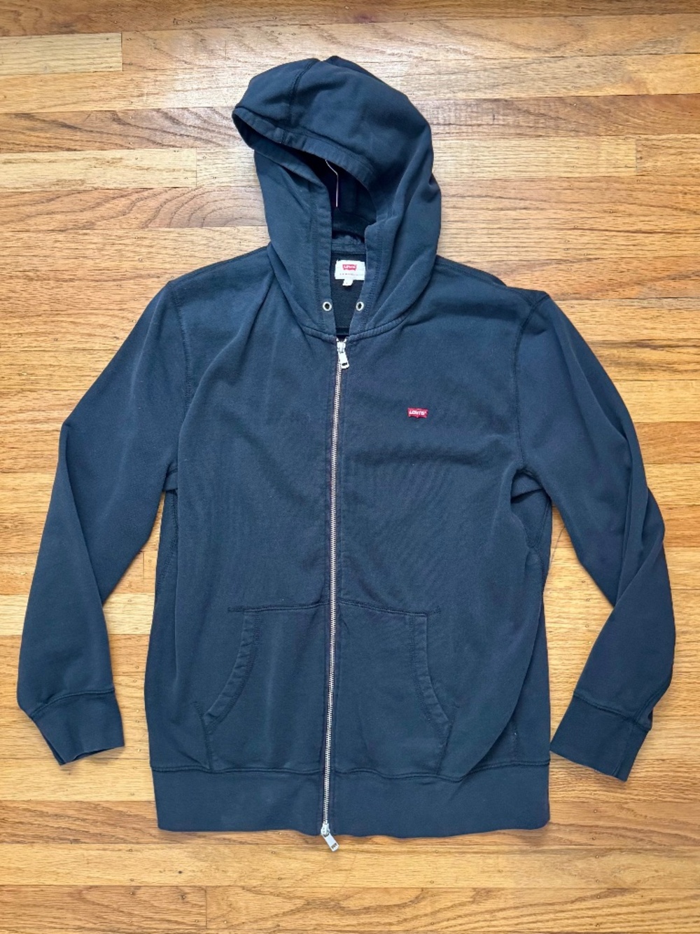 Levi's black zip-up hoodie